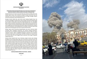 PERNYATAAN KEDUTAAN BESAR REPUBLIK ISLAM IRAN DI INDONESIA 