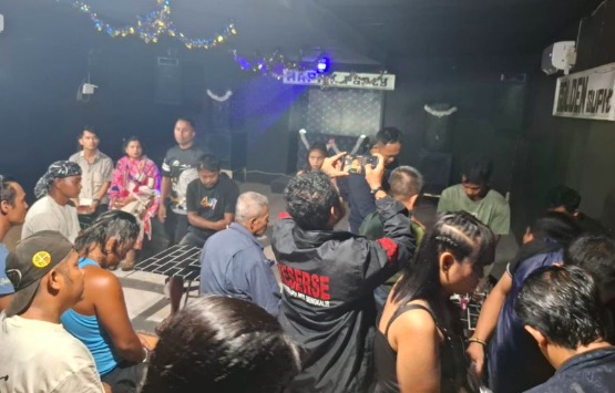 Razia THM di Bengkalis, 7 Pengunjung Terindikasi Positif Narkotika